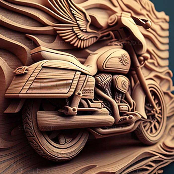 3D мадэль Harley Davidson Road Glide Limited (STL)